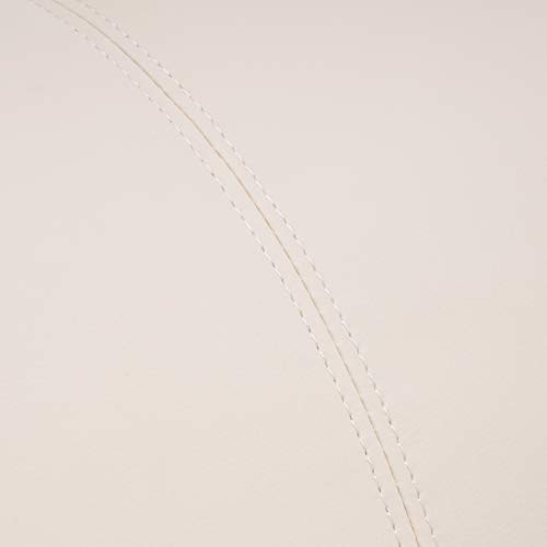 Mcombo Big Kids Recliner Chair With Cup Holders For Boys And Girls Room, 2 Side Pockets, 3+ Age Group,Faux Leather 7366 (Cream White) #TOP6