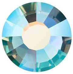 144 Pieces SS20 Preciosa Maxima Czech Crystal Flat Back, Rhinestones for Crafts, Aqua Bohemica AB
