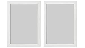 Digital Shoppy IKEA Frame - Pack of 2 (White, 21 x 30cm)