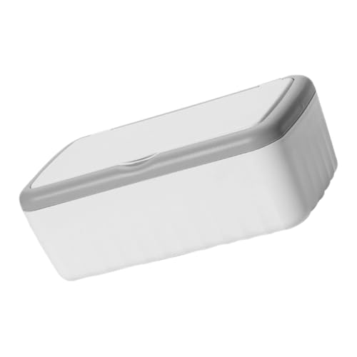 DOITOOL boîte à lingettes humides avec Fermeture hermétique - Récipient rectangulaire en Plastique Rechargeable - Protège Contre Le dessèchement des lingettes humides de Salle de Bain