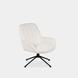 KLAST Butaca giratoria Poliéster Color Beige 87 cm x 73 cm