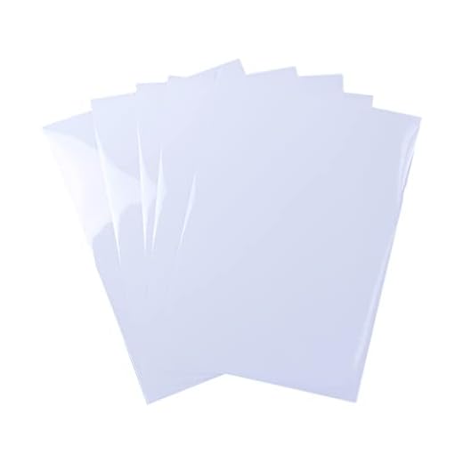Glossy White Printable Vinyl Sticker Paper 25 Sheets 8.5x11 inch Waterproof Self-Adhesive Sheets for Inkjet & Laser Printer, Dries Quickly Premium Permanent Stickers