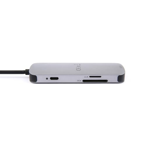 Acer Adattatore Multiporta USB TYPE-C 7 in 1, Dongle, Adattatore Universale da Viaggio, Porte 1 x HDMI, 3 x USB 3.2 Gen 2 type-C, 1 x SD/TF, 1 x PD, Argento - Hub USB - Immagine 4