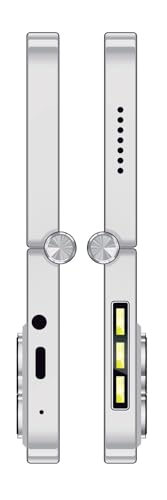 Image of Snexian All-New Rock FOLD MINI Dual Display |Keypad Mobile| with 2.8 inch and 2.4 inch Big Display |Flip|Fold|BT Dialer| Voice Changer |Auto Call Recording|Big Battery| FM |Camera| Feature Phone | Silver