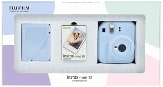 Instax mini 12 Mavi Fotoğraf Makinesi 10'lu Film ve 28'li Mini Albüm Bundle Box - Görsel 1