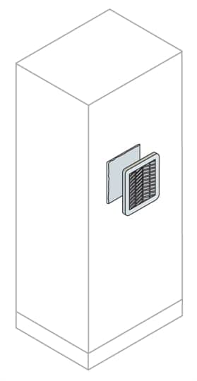 Filtro repuesto is2 105x105 Abb-entrelec de recambio para ventilador de cuadro