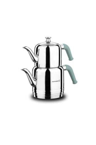 Korkmaz Riva A189-03 Teapot Set, Turquoise