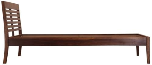 Image of Bed Solid Sheesham Wood for Your Bedroom Delivery Condition-DIY(Do-It-Yourself) Solid Wood Single Bed (Finish Color - Walnut Finish, Delivery Condition - DIY(Do-It-Yourself))