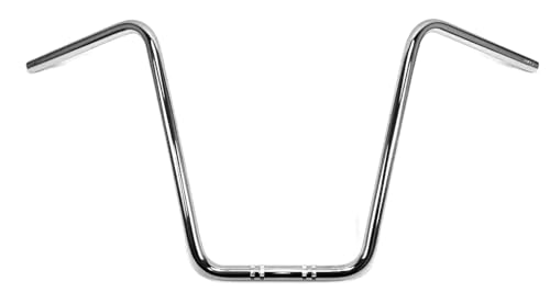 Guidon Ape Hanger 25,4mm chromé universel de 44cm pour custom