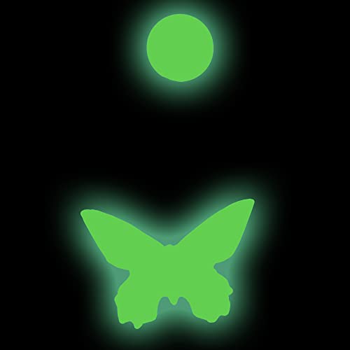 Pierce2Go Glow In The Dark Belly Button Ring - Acrylic Butterfly Belly Button Rings - Belly Piercings Navel Rings For Women (Light Purple) #TOP5
