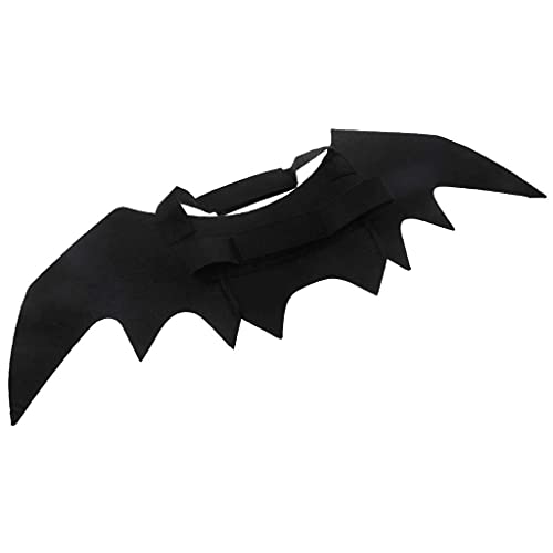 U-M-Halloween-Kostuem-Katze-Fledermausfluegel-fuer-Welpen-Kostuem-Dekoration-bezaubernd-Qualitaet-und-praktisch