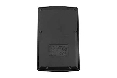 Genie Calculatrice 215 Chiffres P8 - Double Alimentation (Solaire et Pile) - Design Compact - Gris – vue 3