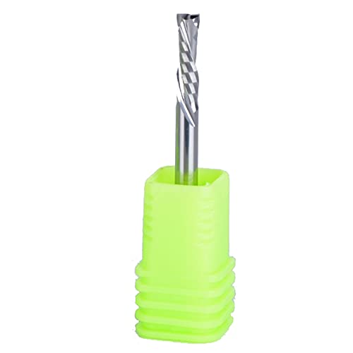 BERWENNY 3.175/4mm 2 Flutes Carbide Endmills CNC Milling Cutter Woodworking Cutting Tools Router Bit (Dimensions : 1Pcs 3.175X12mm)