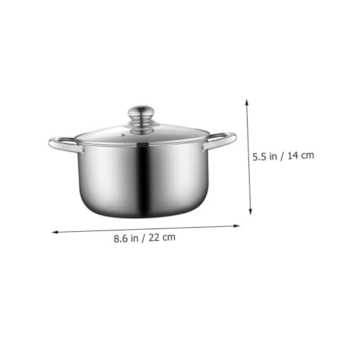 Casserole acier inoxydable induction multifonction pour cuisson uniforme tous feux - 3