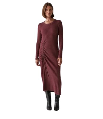 Michael Stars Ilia Ruched Tie Dress Thermal, Small