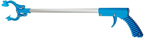 Sammons Preston 32″ Long Adapt-a-Reacher with Suction Cups, Secure Grip Extended Reach Picker Upper for Home & Assisted Daily Living, Large Jaw & Rubber Grips, Reacher Grabber with Rotating Head