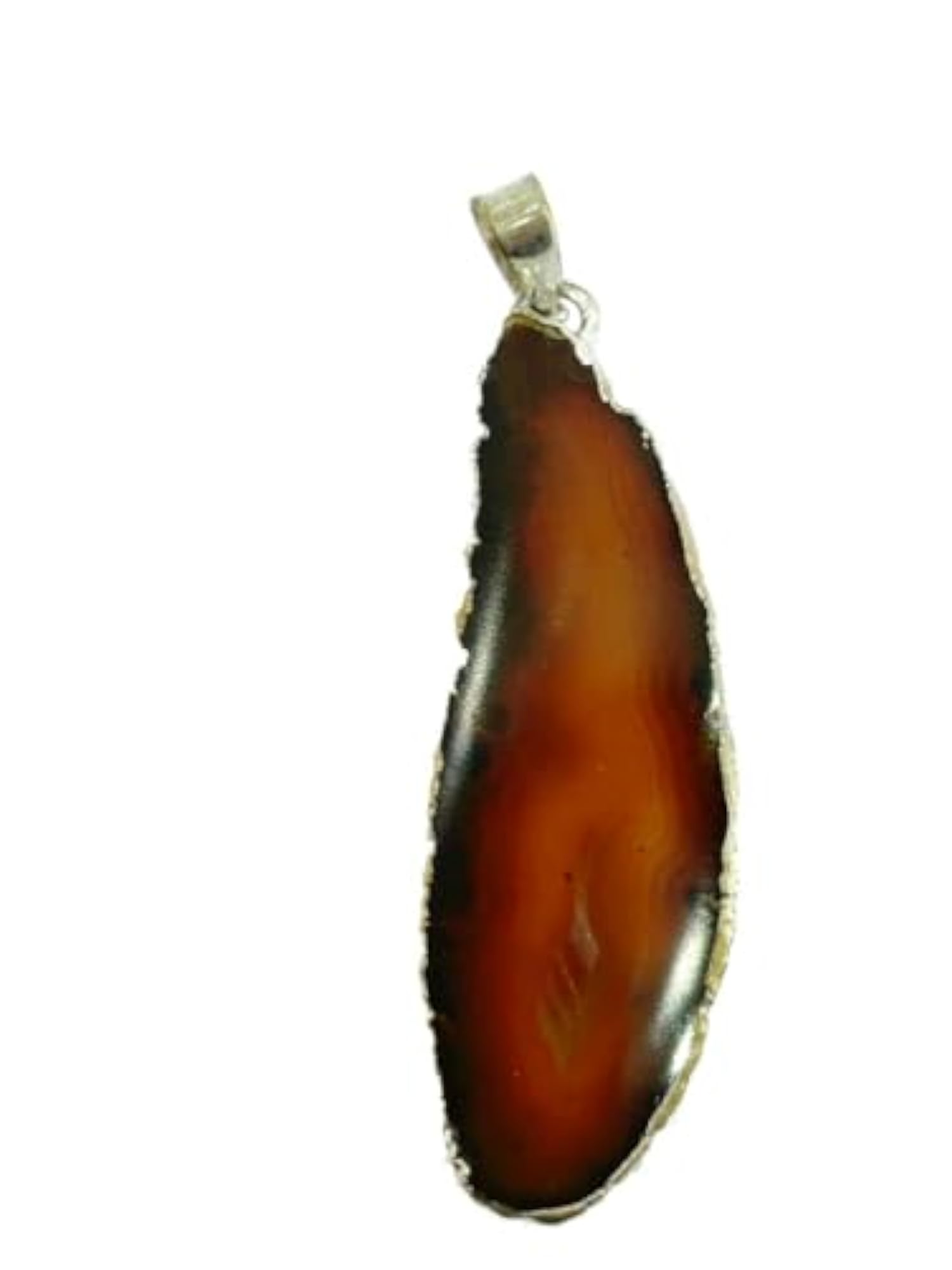 Natural Carnelian Crystal Pendant for Vastu Healing, Unisex