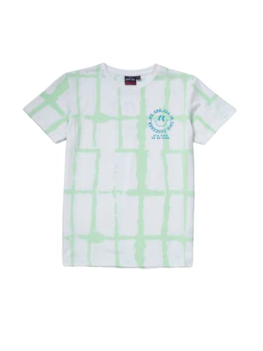 Image of Gini & Jony Boys Red Printed Knits Half Sleeves T-Shirt