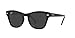 Ray-Ban Unisex RB0707S Square Sunglasses, Black/Polarized Black, 50 mm