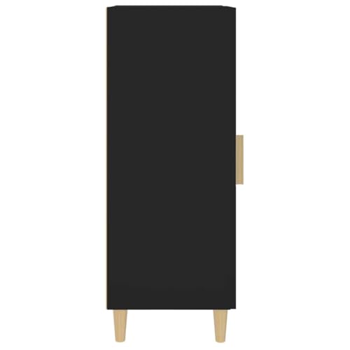 Tablero alto de madera negro con compartimentos internos para pasillos 8