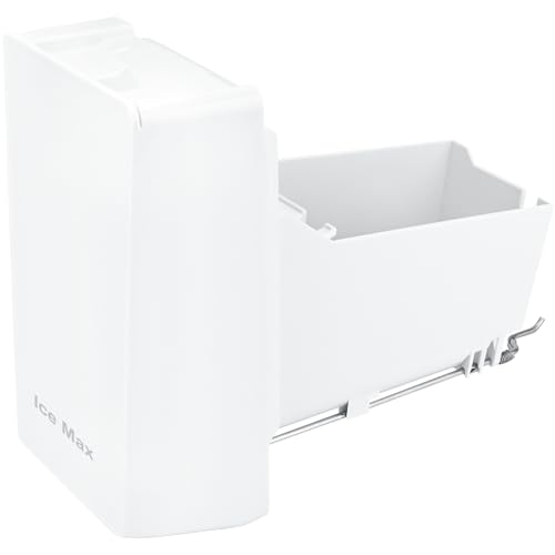 Image of DA97-20157B, DA97-20157A Refrigerator Ice Bucket Compatible with Samsung RF22R7351SG, RF24R7201SR, RF27CG5400SR, etc Series Refrigerators Ice Container, Part Number: 4993476, PS12720126, etc