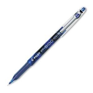 Pilot3 PENS: (R) P-500 Gel Ink Rollerball Pens, Extra-Fine Point, 0.5 mm, Blue(38601)