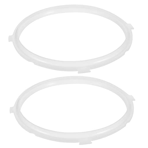 VALICLUD 2Piezas Anillos de Silicona para Olla de Presión Eléctrica Accesorios de Cocina Compatible con Instalación y Limpieza Sellado Material Duradero