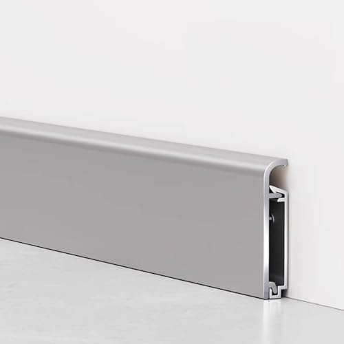 Protector de esquinas de aluminio, zócalo de 125 cm con alturas variables