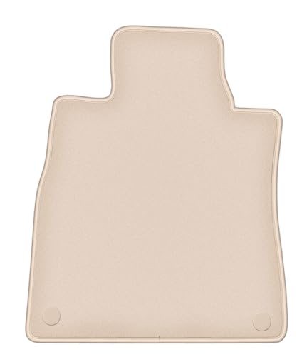 Tapis conducteur velours Mercedes S C217 beige anti-glisse Fortuna