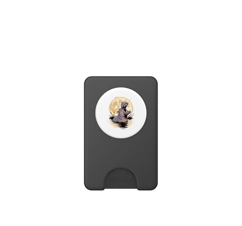 PopWallet para MagSafe tarjetero magnético de hipopótamo compatible con fundas imantadas 2