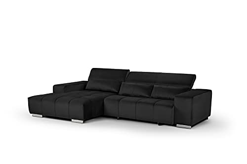 Mivano Eckcouch Orion / Großes Ecksofa mit XL-Recamiere inkl....