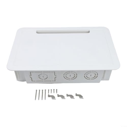 Prise TV encastrée cache-câble avec kit d'installation rapide mural