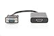 DIGITUS VGA Grafik Audio Adapter, VGA + 3.5mm Klinke zu HDMI, Full HD 60Hz, 1920 x 1080 Pixel, Schwarz
