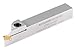 Accusize Industrial Tools 3/4'' by 3/4'' Heavy Duty Indexable Grooving Cut-Off Holder, Nickel Plated, Gtn-3 Tin Coating Carbide Insert, 2415-5030