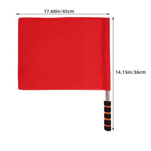 Banderas de voleibol con mango de acero para señalización clara en torneos locales 3