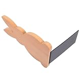 Organisation charmante : Le serre-livres en bois en forme de lapin apporte une touche décorative adorable tout en maintenant vos livres et documents bien rangés sur bureau ou étagères, évitant ainsi désordre et chutes