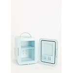 CREATE / FRIDGE MINI BOX/Mini frigorífico para cosméticos azul pastel/Diseño retro, función frío y calor, capacidad de 4L, fácil de transportar, 48W