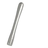 Matériau en acier inoxydable : fabriqué en acier inoxydable de qualité supérieure, ce pilon à cocktail est facile à nettoyer, pour une utilisation durable.