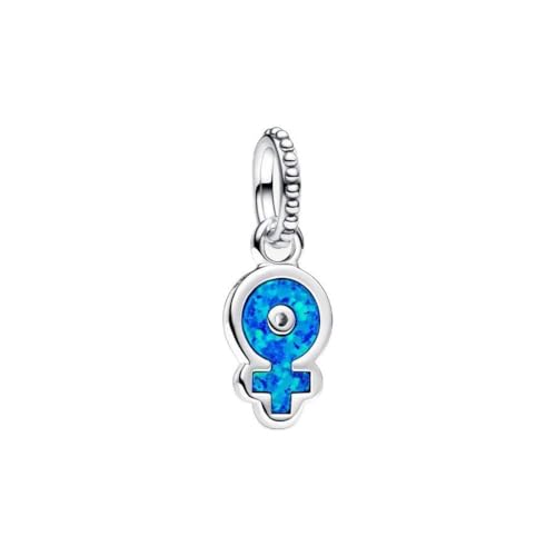 Wedanor Charmes Puissant pendentif blanc crème femme Charmes pour Bracelets - Charms de Perles ajourées en Argent Sterling 925, charmes pour Bracelets et Colliers pour Femmes