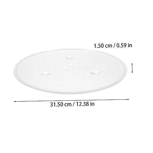 Plaque en verre pour repas de famille au micro-ondes sans interruption