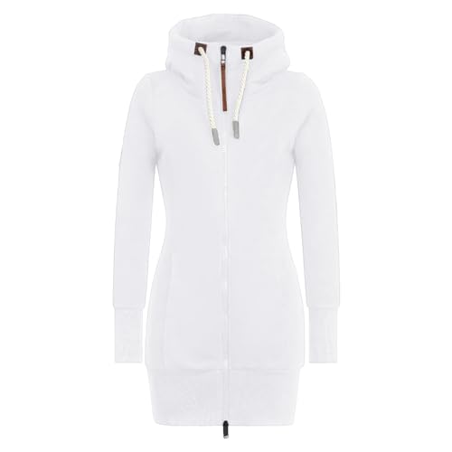 Sudadera de Cuello de Color sólido con cordón y Blusa Elegante y Delgada para Mujer Sudadera Mujer Palo Vestido Mujer Manga Larga Invierno