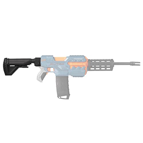 Blasterparts - M4 Stock - Ausfahrbare Schulterstütze - NERF Blaster Zubehör - Dartblaster Modding - Blaster-Tuning & Zubehör für Kinder & Teenager