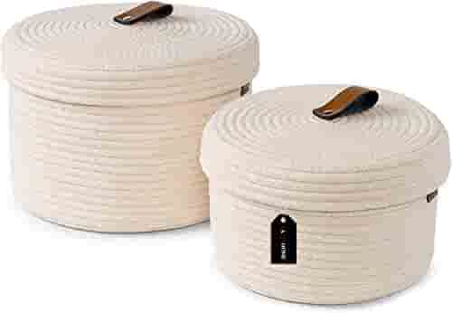 Catract Baskets for Organizing Storage Baskets Cotton Rope Hamper Organizer for Laundry, Towels, Blanket, Toys, Clothes, Gifts (Small, Multi_3) (B0BCQFNQMY) Amazon Price History, Amazon Price Tracker