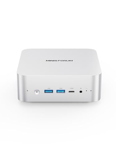 Image of MINISFORUM AI Mini PC M1 Pro-125H with Intel Core Ultra 5 125H(14C /18T,up to 4.5Ghz), Mini Computer 32GB DDR5 PCIe4.0 SSD 512GB,Triple Display with HDMI 2.1 /USB4 /DP,5 X USB Ports, WiFi 7,BT5.4