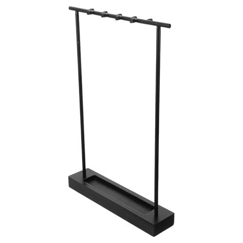 BEBEMOKO Soporte para pinceles de caligrafía de hierro robusto, soporte para pinceles chino estable para oficina y sala de escritura. Soporte multifuncional para bolígrafos para un almacenamiento