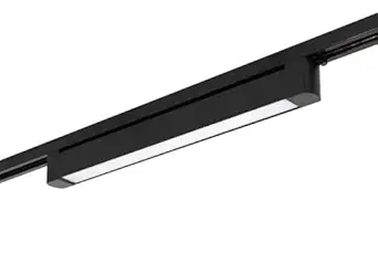 Nortek Bella 20W LED Track Light with Track Rail/Patti Included | Adjustable Metal Ceiling Spotlight | Matte Black Finish | Ideal for Hallways, Living Rooms, Showrooms and Restaurants. (Cool White)