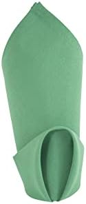 Weavric Cloth Dinner Napkin Bulk, Set of 12, 20 X 20 Inches Washable Wrinkle-Free Reusable Seafoam Sage Green Linen Table Napkins with Hemmed Edge for Christmas, Wedding, Party, Hotel, Restaurant