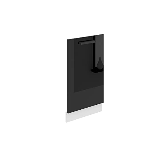 Belini Frontblende für Geschirrspüler PZ. Frontblende Geschirrspüler 45 cm Breite. Frontplatte für Spülmaschine mit Griff, Schwarz...