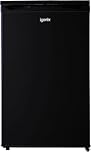 Igenix IG255B Freestanding Under Counter Larder Fridge with 2 Adjustable Glass Shelves, 1 Salad Drawer with Shelf On Top, Reversible Door, 131 Litre Capacity, 55 cm Wide, Black