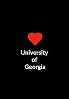 University of Georgia: Wide Ruled Lined Notebook to Write Stuff In, Gift for College Students 7" x 10" 109382588X Book Cover